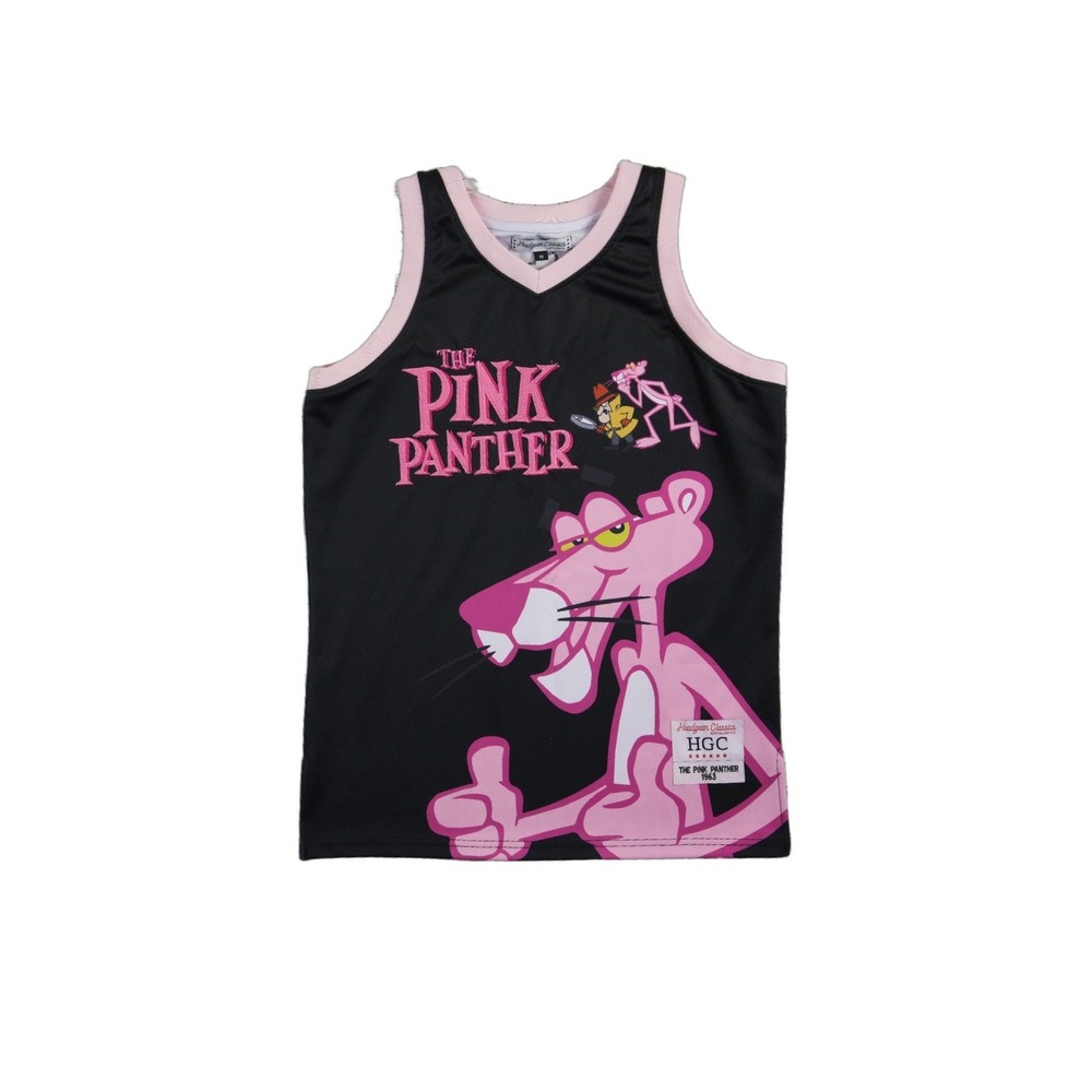 Headgear Classics Jersey Tank Top Jersey Men's Size Medium Black Pink Graphic